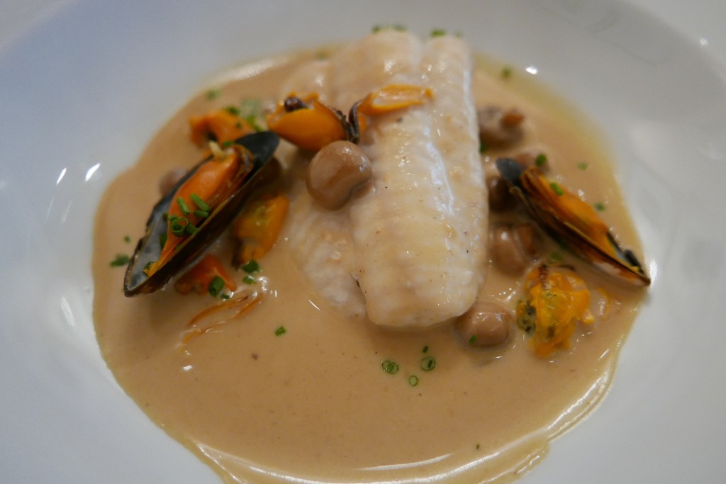 Filet de sole poché au riesling, sauce crémeuse © GP