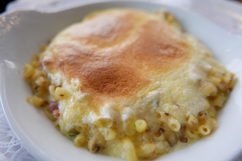 Gratin de coquillettes © GP