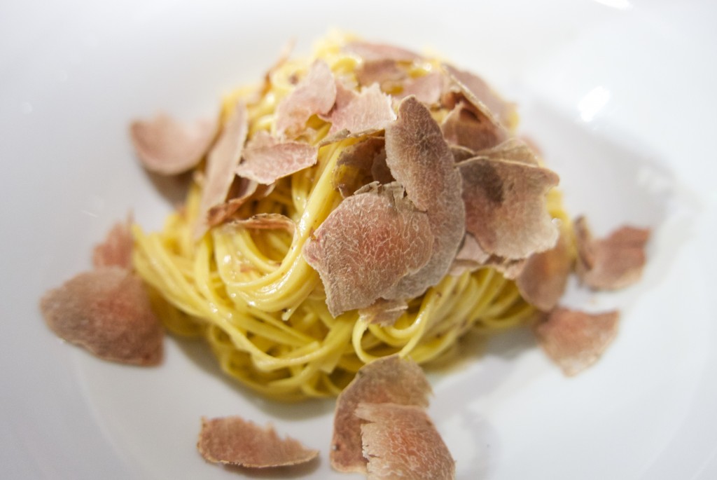 Tajarin à la truffe d'Alba © GP