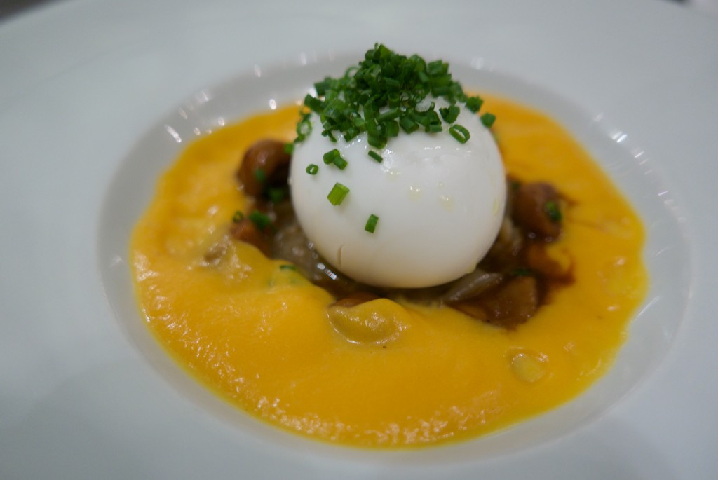 Oeuf mollet et potiron © GP