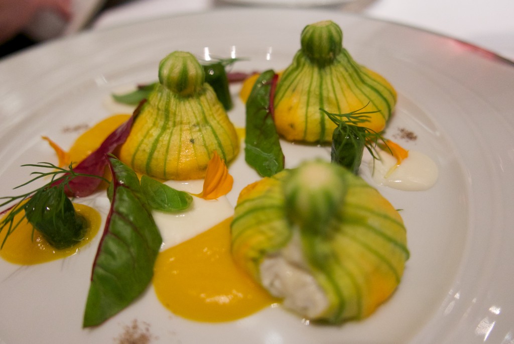 Fleur de courgette et ricotta © GP