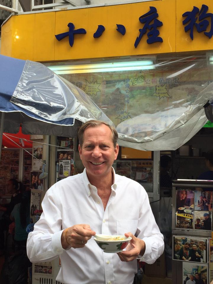 Michael Ellis à Hong Kong © DR