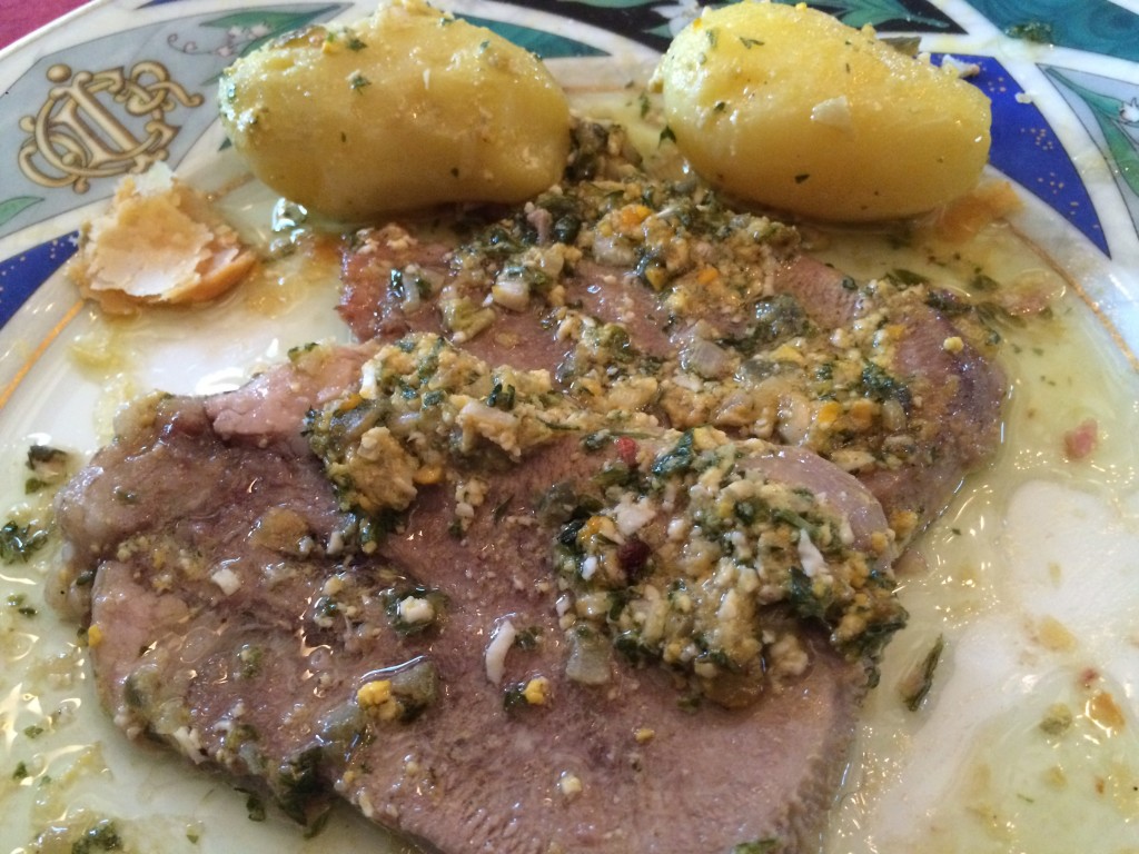 Langue de veau sauce gribiche © GP