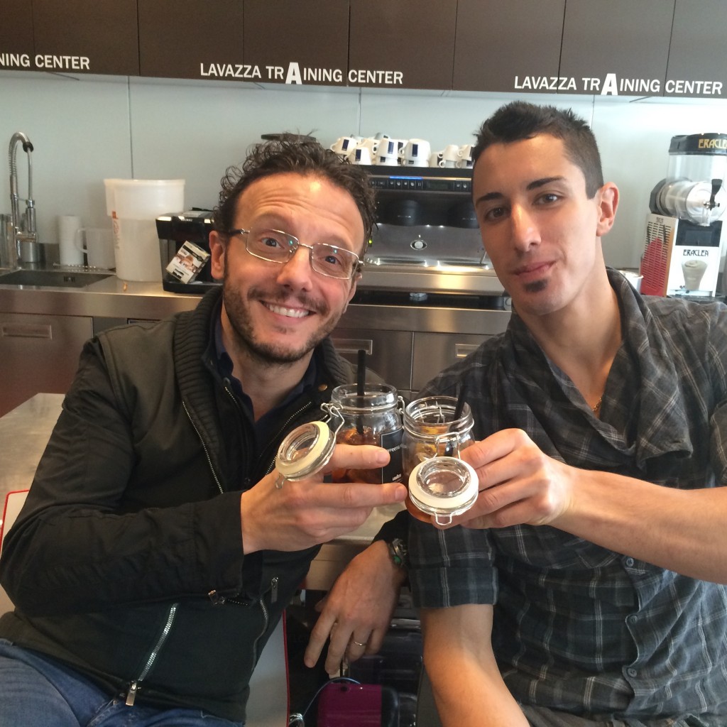 Simone Zanoni et son adjoint Gabriele © GP