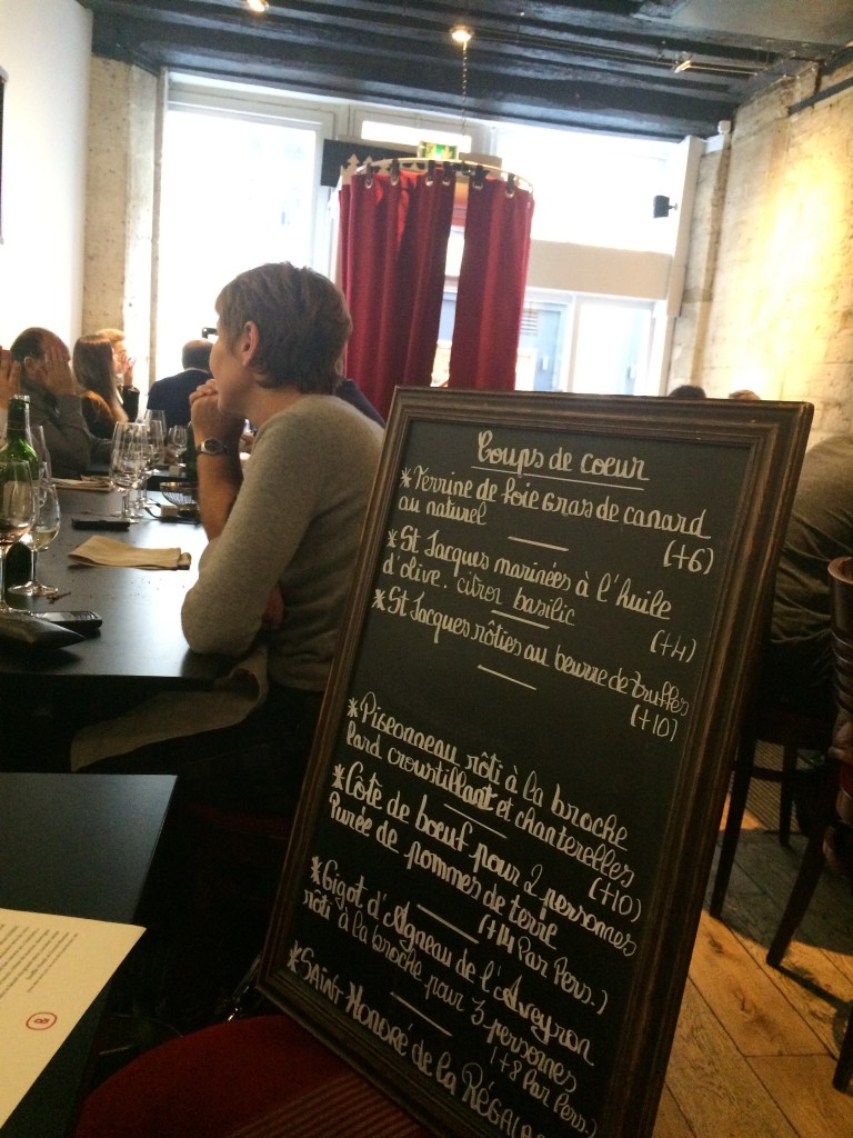 Ardoise et ambiance © GP