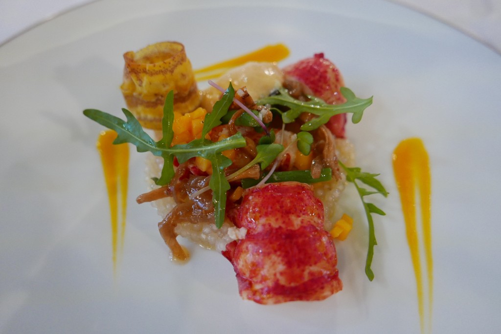 Homard au tapioca et mangue © GP