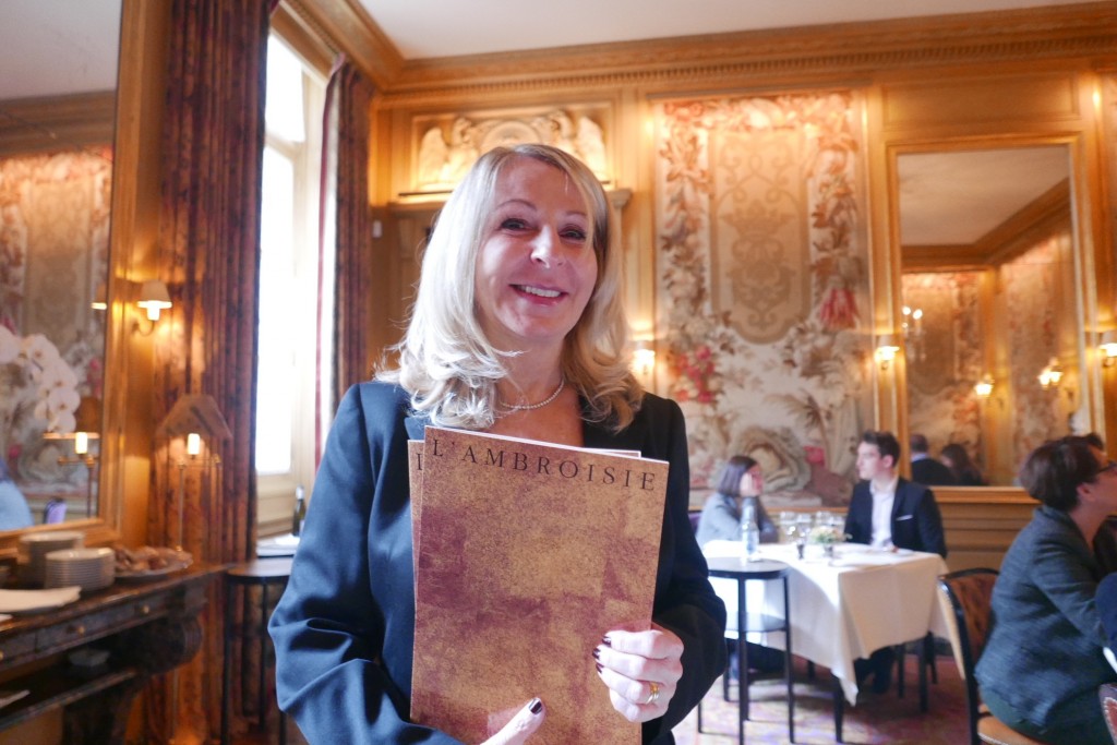 Danièle Pacaud au service © GP