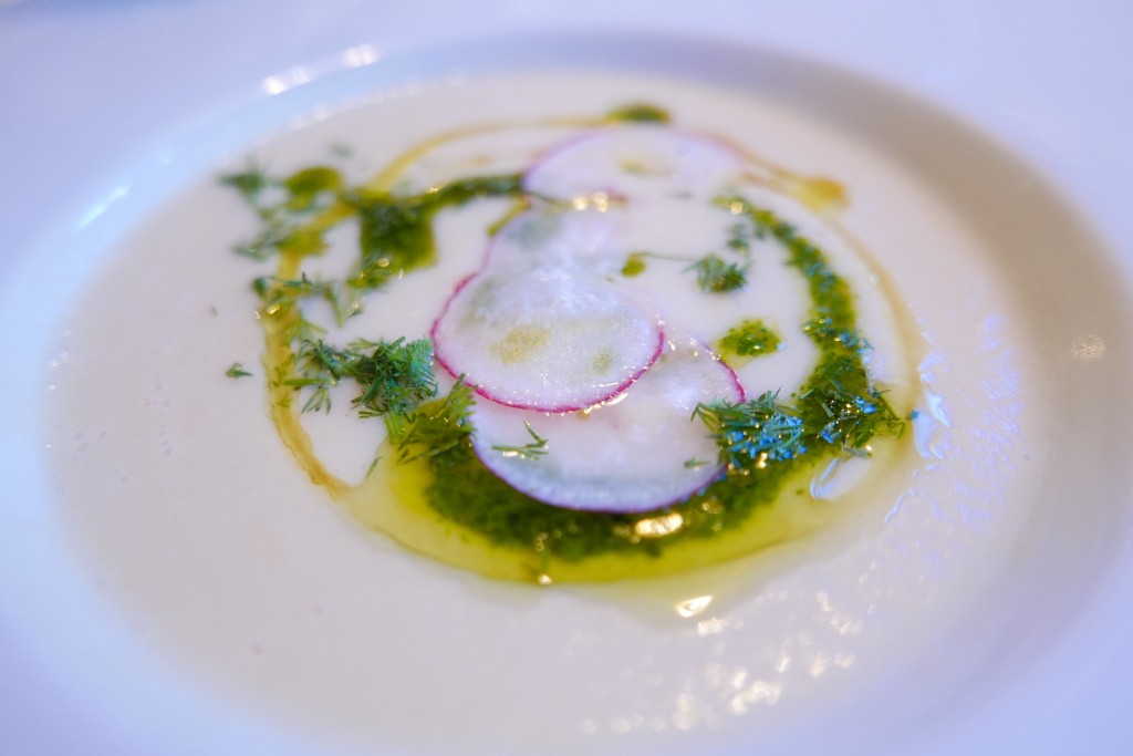 Soupe de chou rave et cresson © GP