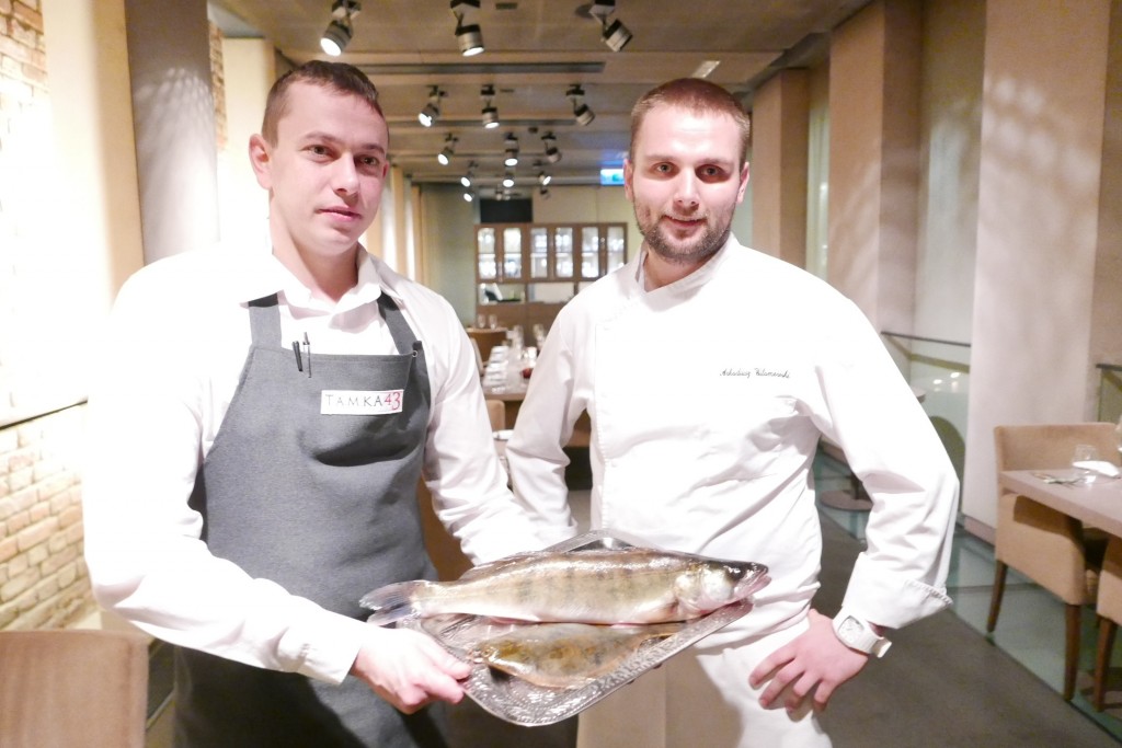 Arkadiusz Wilamowski et le service © GP