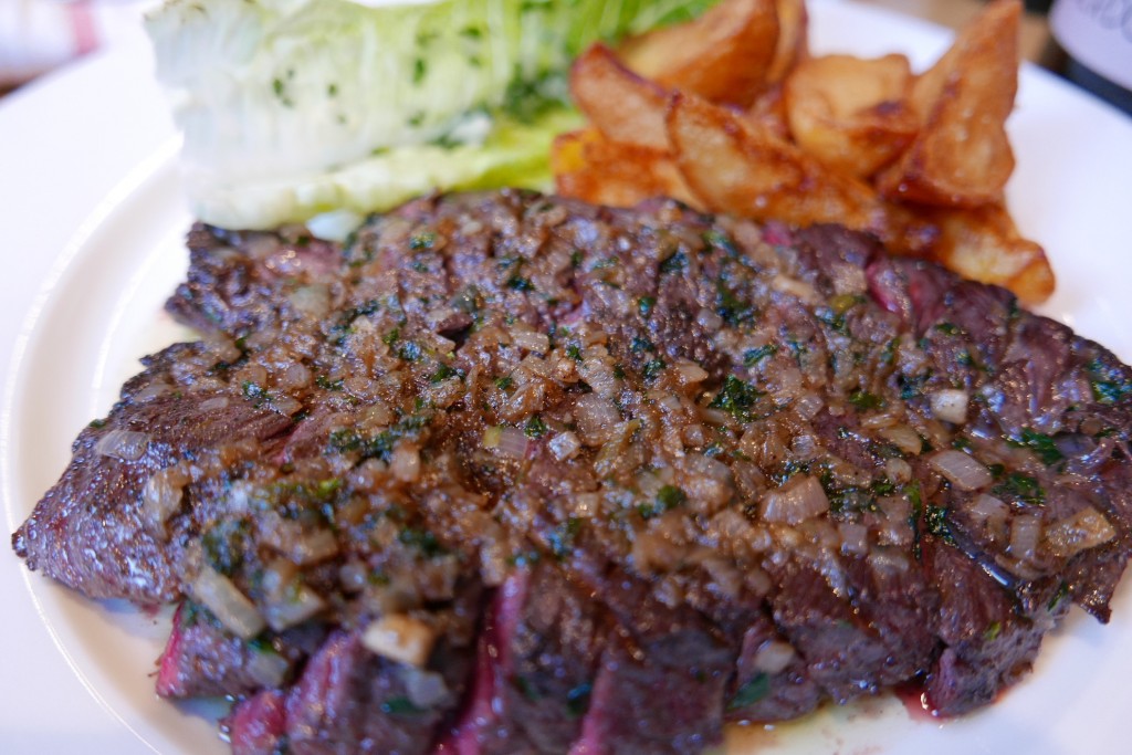 Onglet à l'échalote © GP