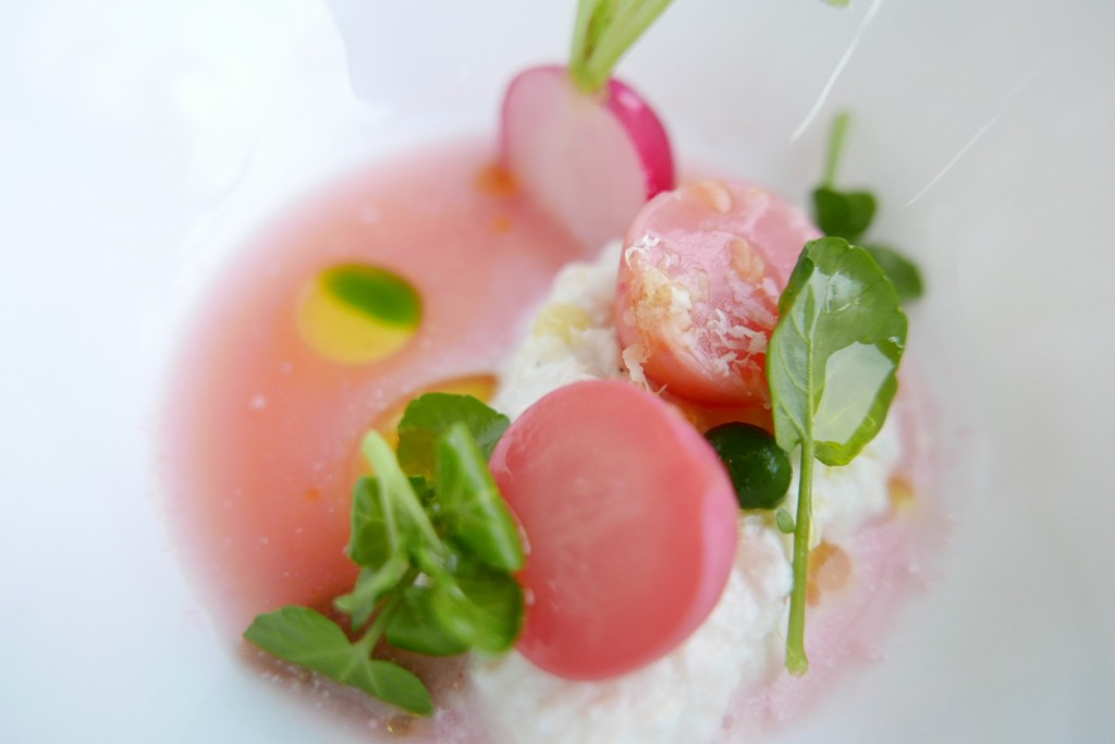 Chèvre, radis et ciboulette © GP
