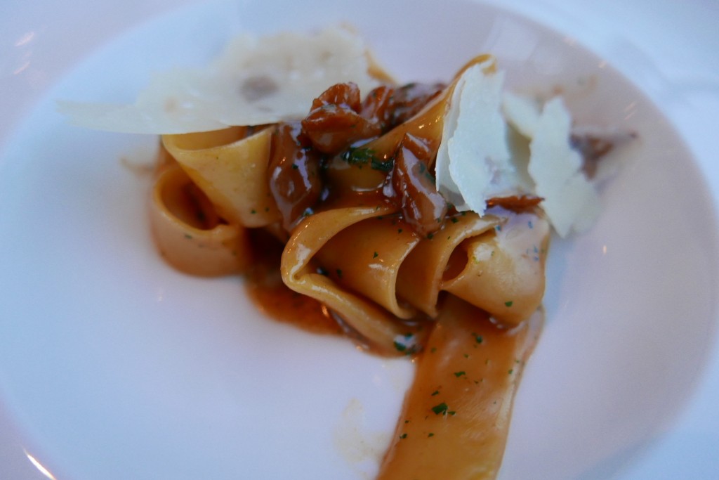 Pappardelle aux cèpes, romarin et parmesan © GP