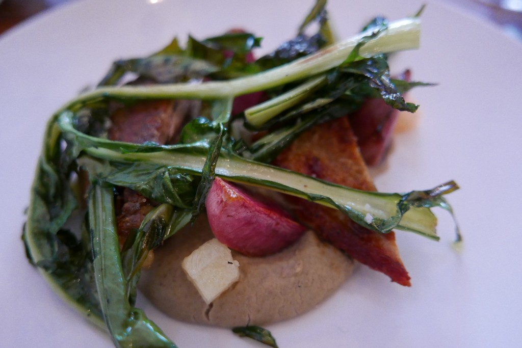 Pintade, purée de lentilles © GP