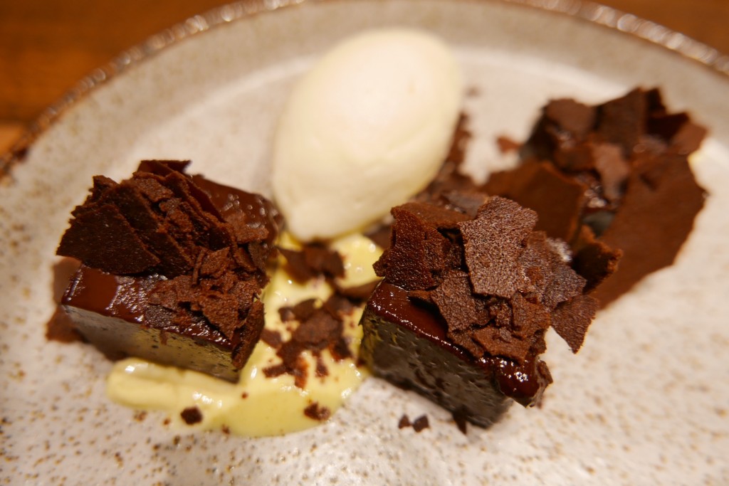 Ganache, curry, glace whisky © GP