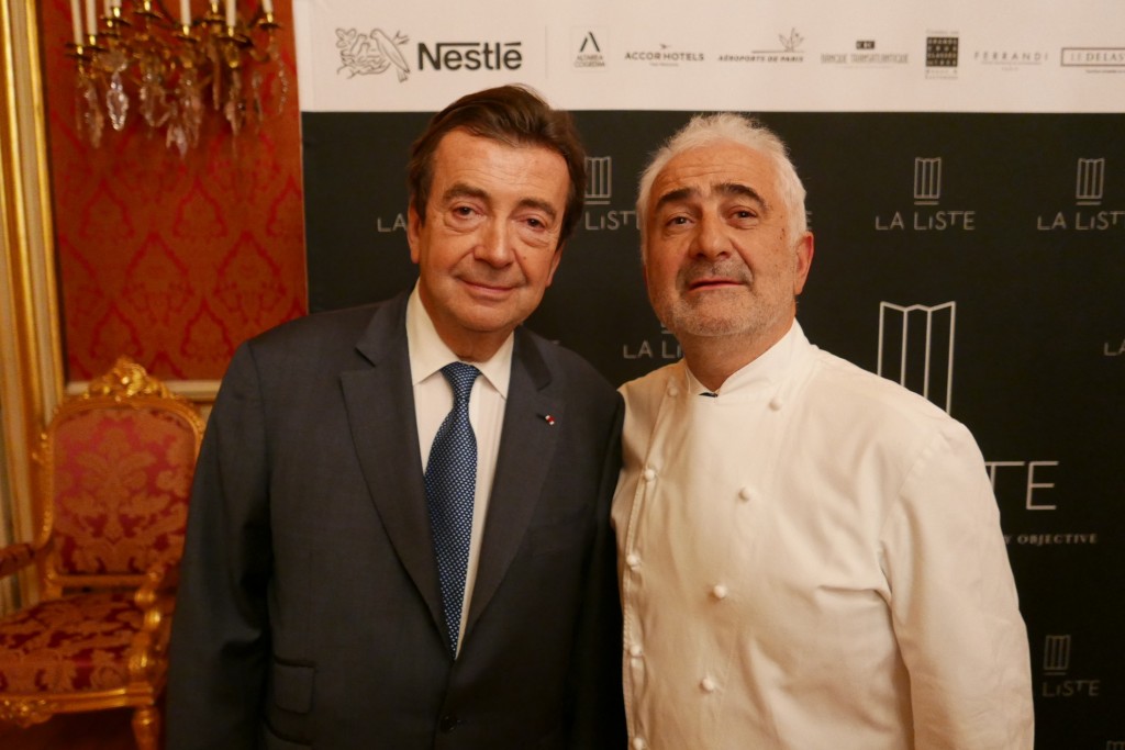 Philippe Faure et le premier Français, Guy Savoy © GP