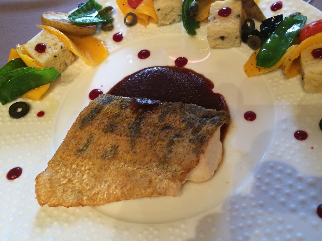 Sandre au jus de cassis © GP