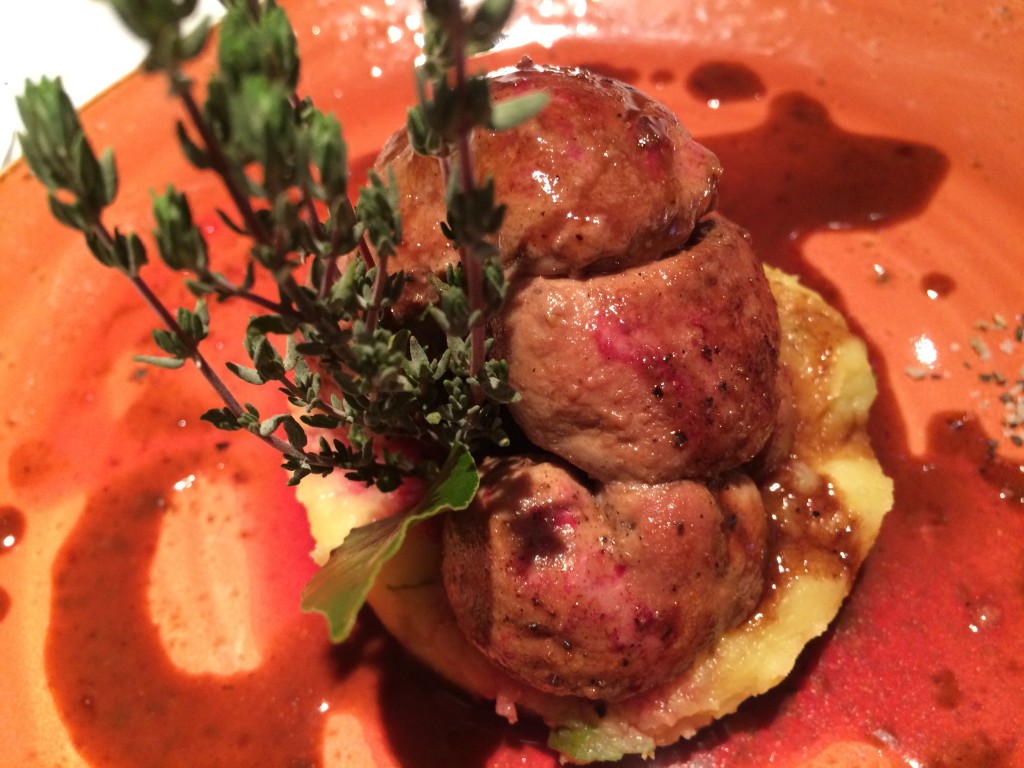 Rognon et écrasée de pommes de terre © GP