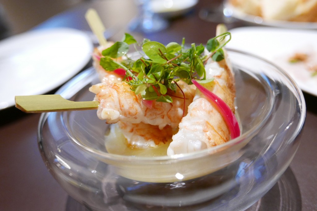 Langoustine rôtie et moutarde de Crémone © GP