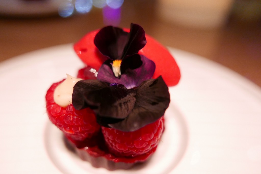 Framboises, chocolat © GP