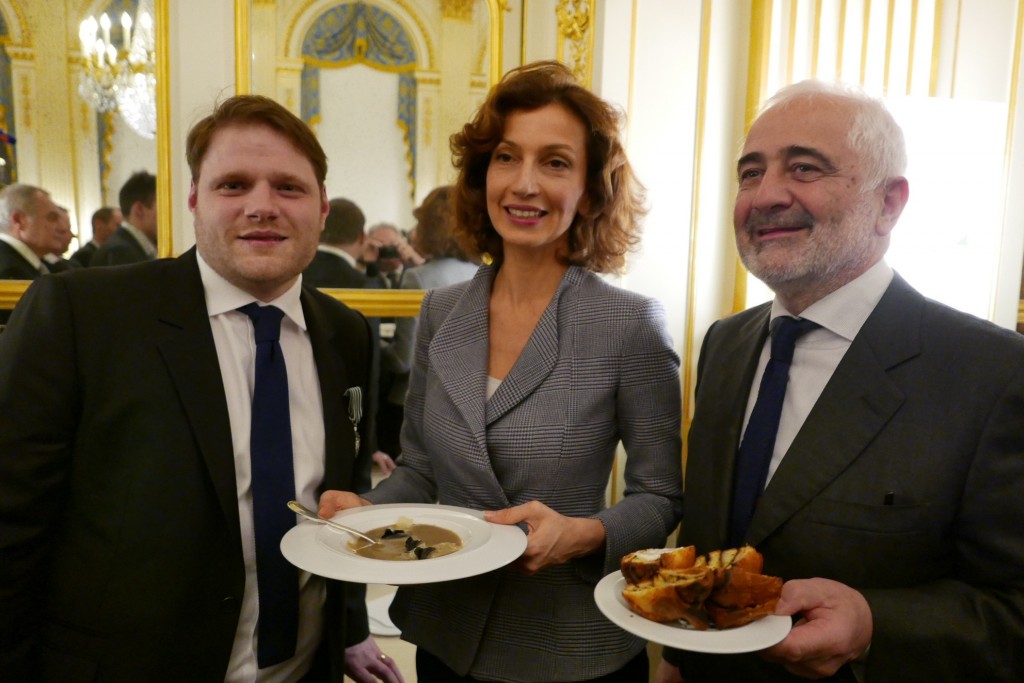 Clement Leroy, Audrey Azoulay, Guy Savoy © GP
