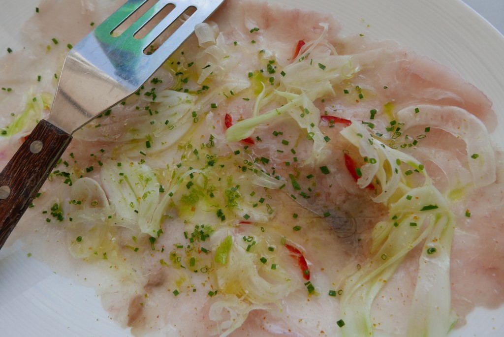 Tartare de sériole au fenouil © GP