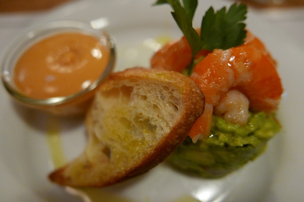 Avocat et crevettes cocktail © GP