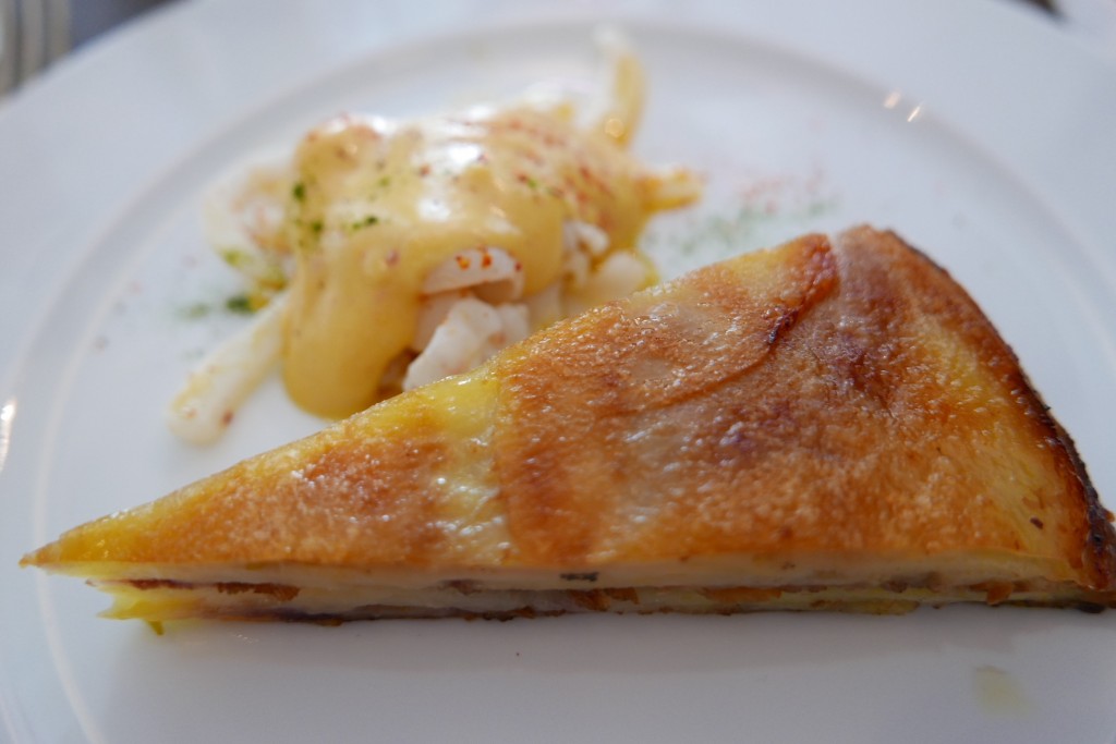 Calamars et pommes Anna © GP