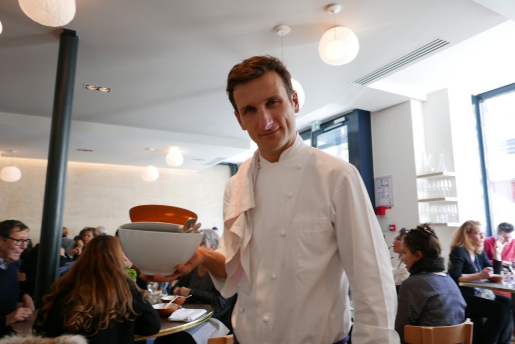 Christophe Saintagne au service © GP