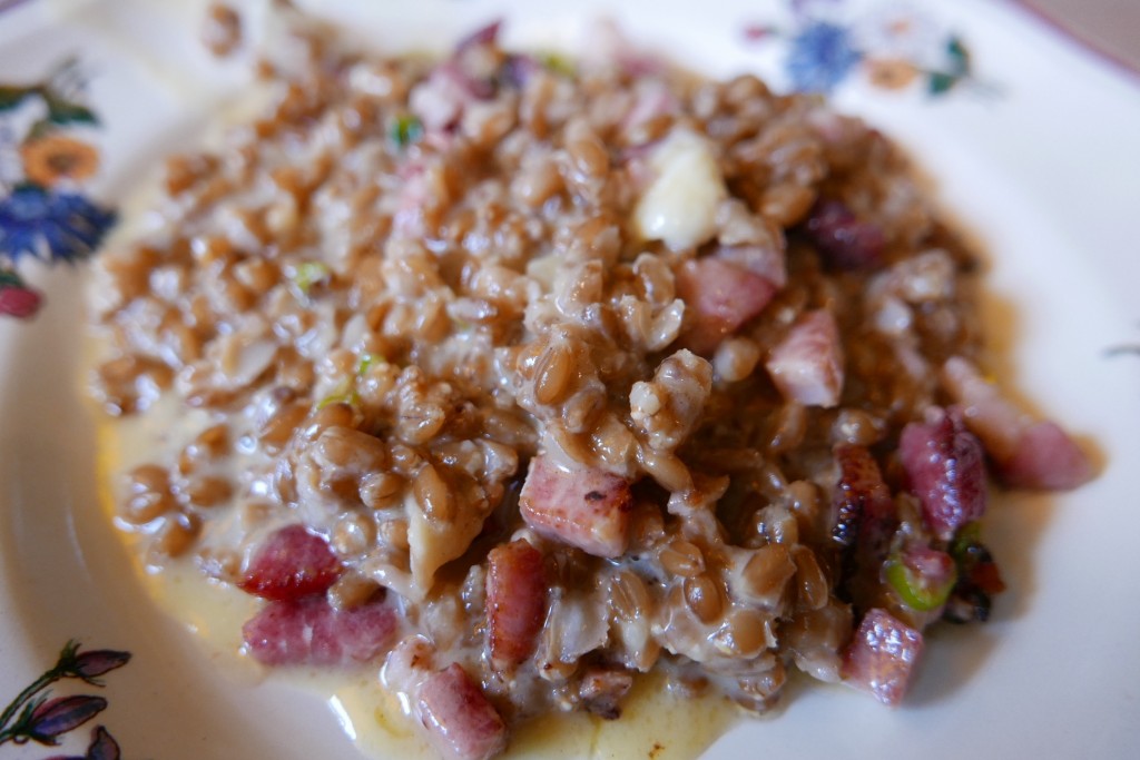 Risotto d'épeautre et jambon © GP