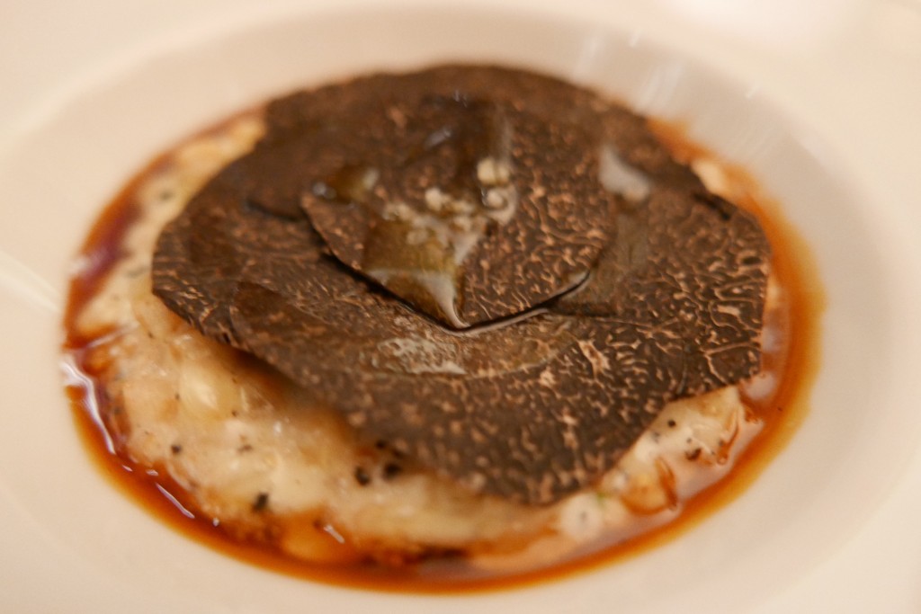 Epeautre en risotto et truffe noire © GP
