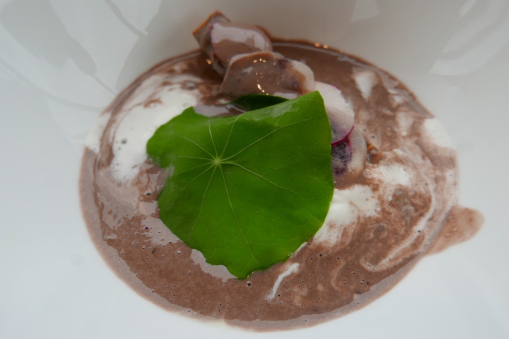 Risotto d'orge perlé et bisque d'oursin au whisky © GP