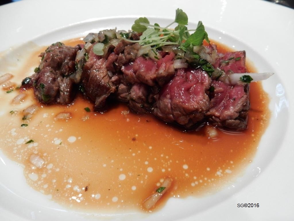 Basse cote de boeuf, jus corsé© SG