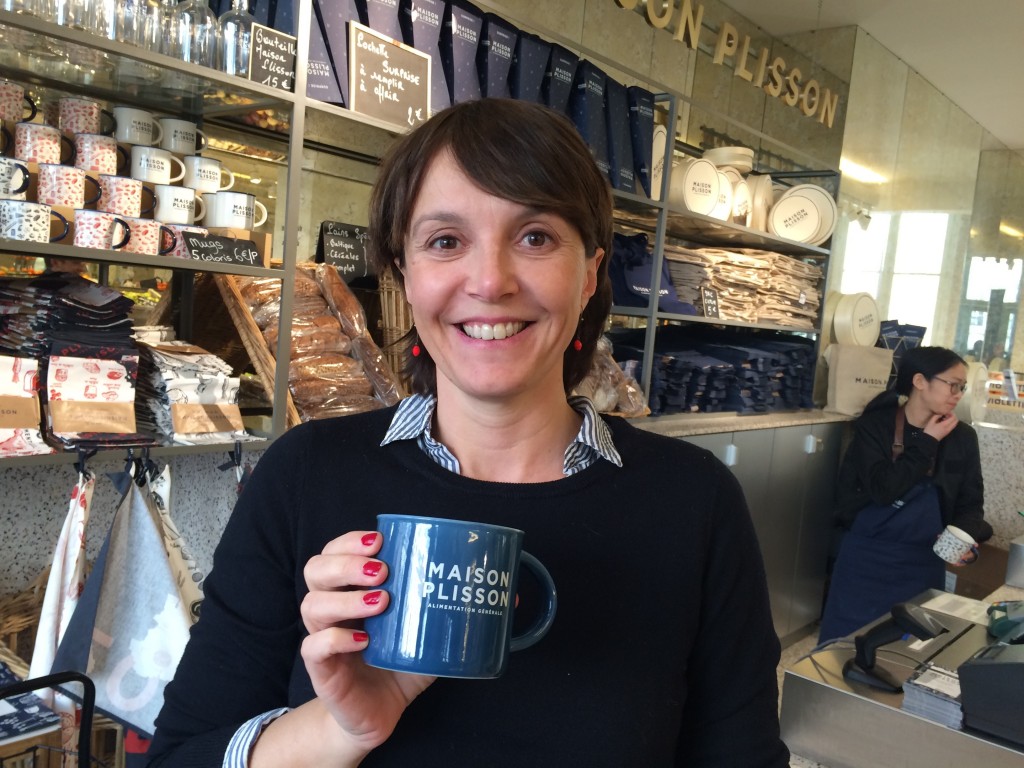 Delphine Plisson et un mug © GP