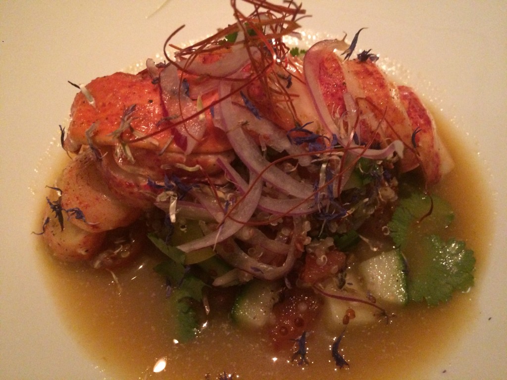 Homard et quinoa © GP