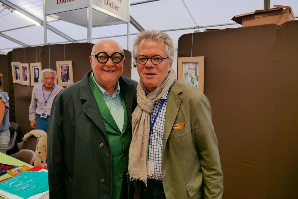 JP Coffe et GP au dernier "livre sur la place" (sept 15) © LS