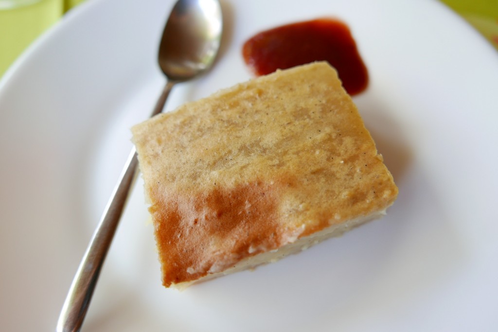 Gâteau de patate douce et confiture de goyavier © GP