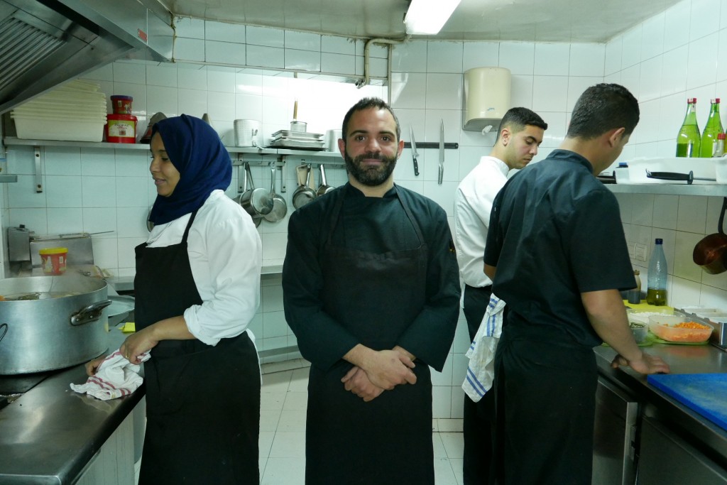 Taki Kabbaj en cuisine © GP