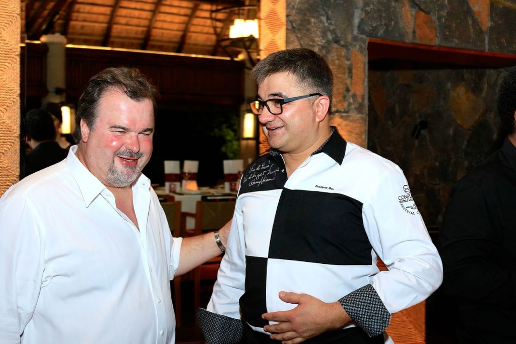 Pierre Hermé et son ami Frédéric Bau © DR