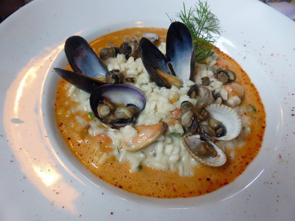 Risotto aux coquillages © AA