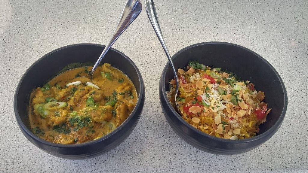 Curry de volaille et riz à l'indienne © AA