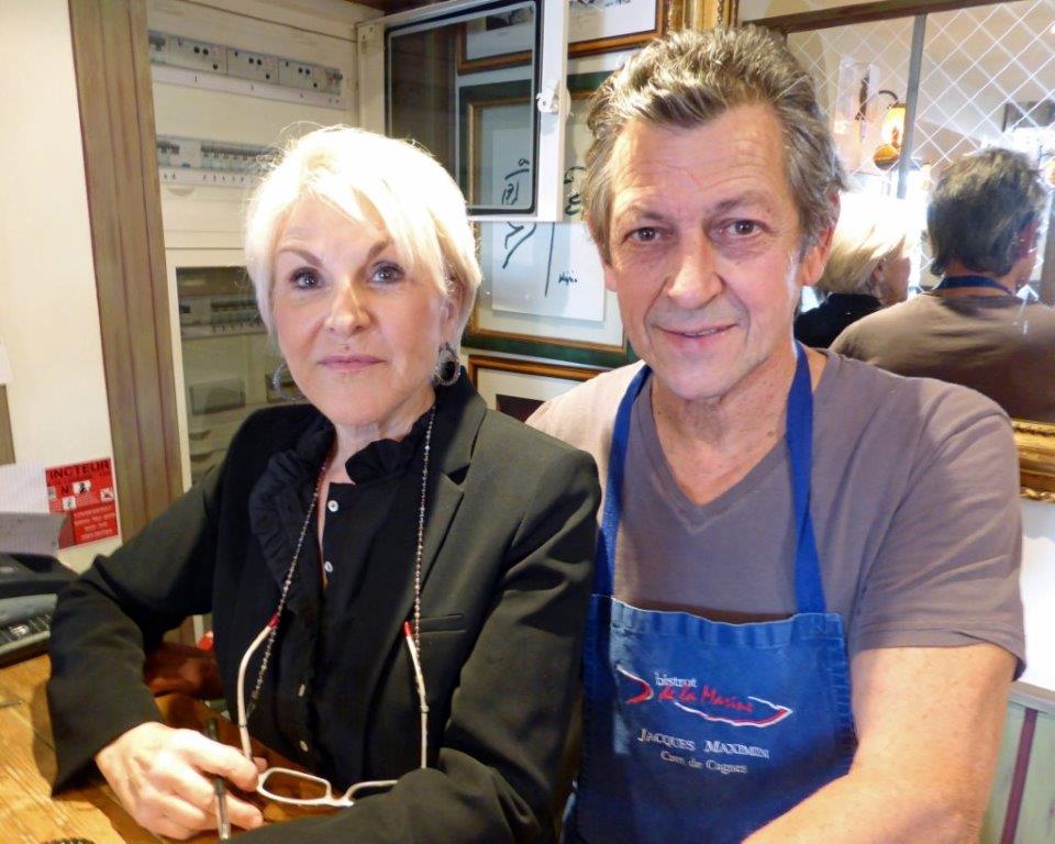 Jacques Maximin avec son épouse Josy à Cagnes © AA
