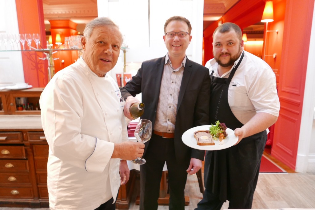 Georges Blanc, Laurent Rival et Nicolas Pagnon © GP