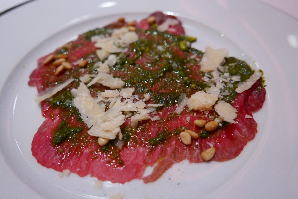 Filet de boeuf mariné au pesto © GP