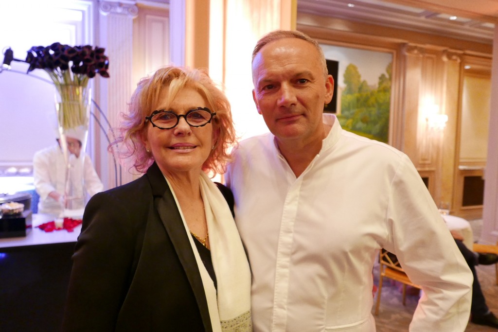Christian Le Squer avec Maryse Trama au lancement du guide des GTDM © GP