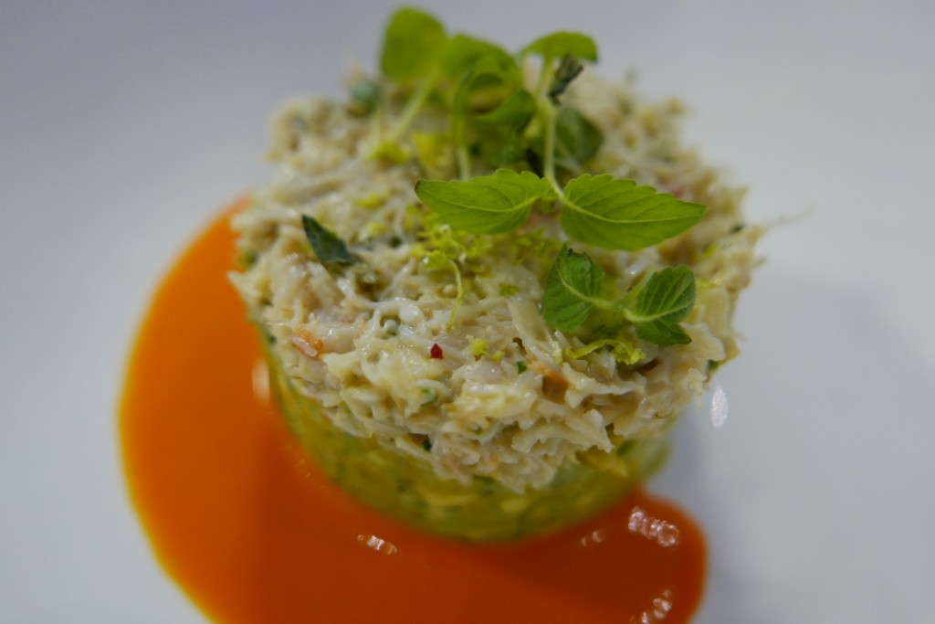Tartare d'avocat et tourteau © GP
