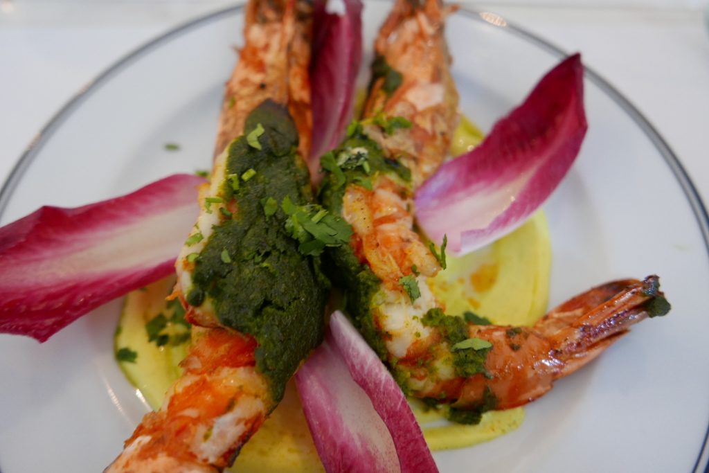 Gambas au curry jaune © GP