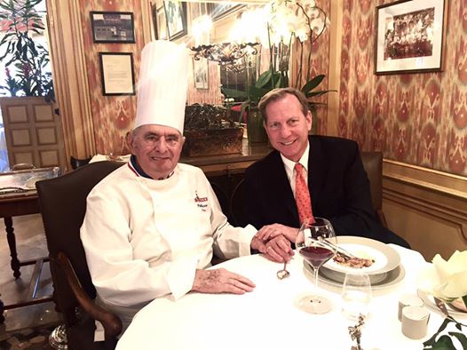 Paul Bocuse et Michael Ellis © Samuelle Dorol
