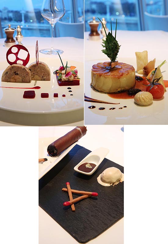 Dodine, gâteau de pommes de terre, cigare en chocolat © Maurice Rougemont