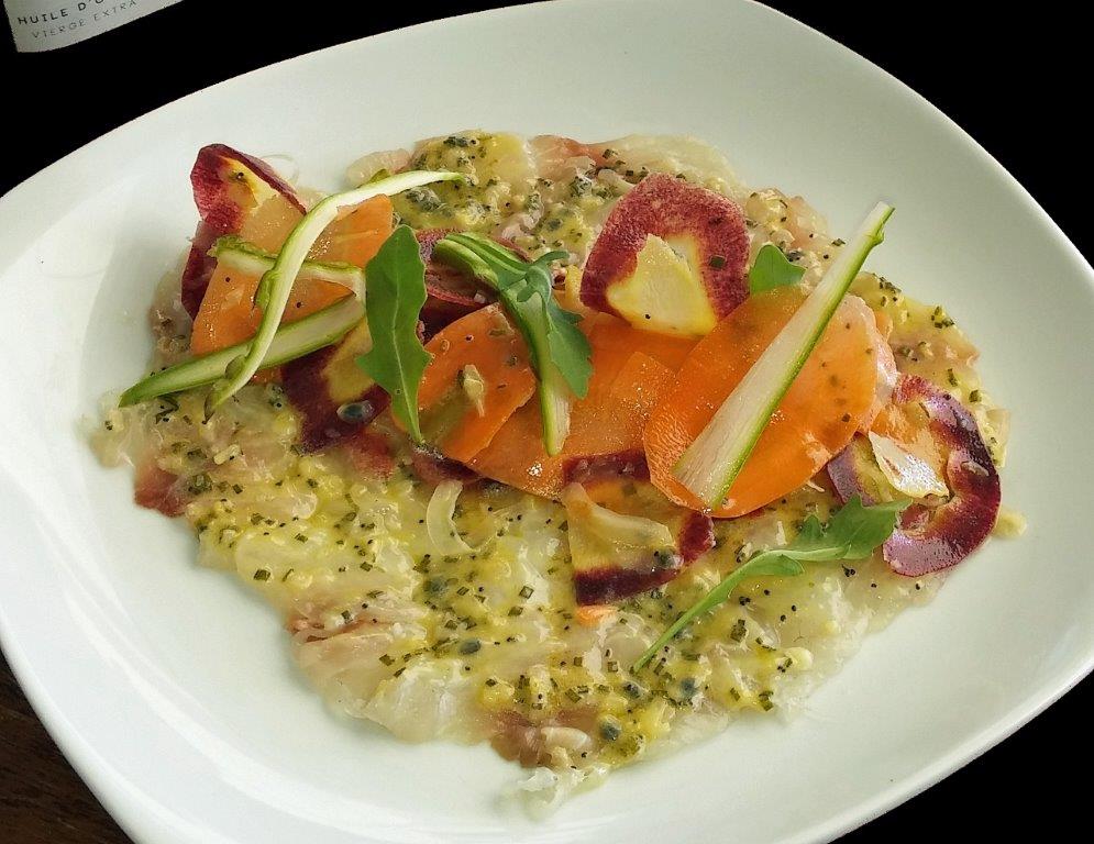 Carpaccio de daurade © AA