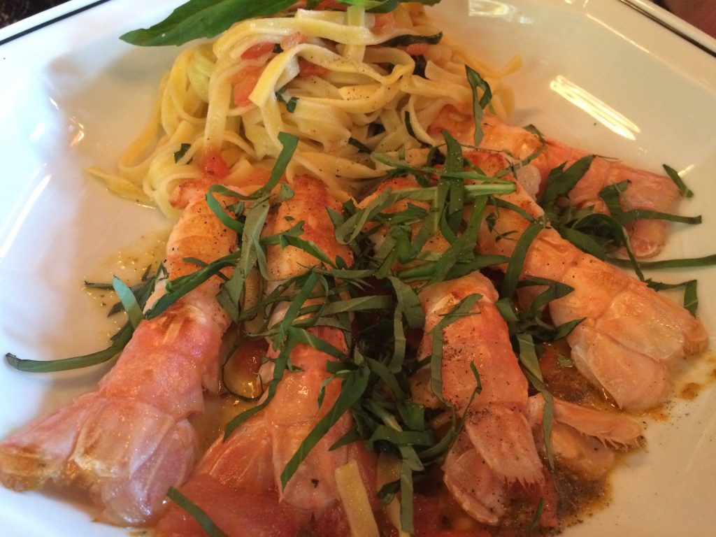 Langoustines aux pâtes fraîches © GP